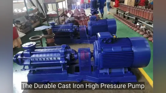 China Factory High Quality Horizontal Multistage High Pressure High Lift Boiler-Feed Booster Mining Centrifugal Hot Water Pump